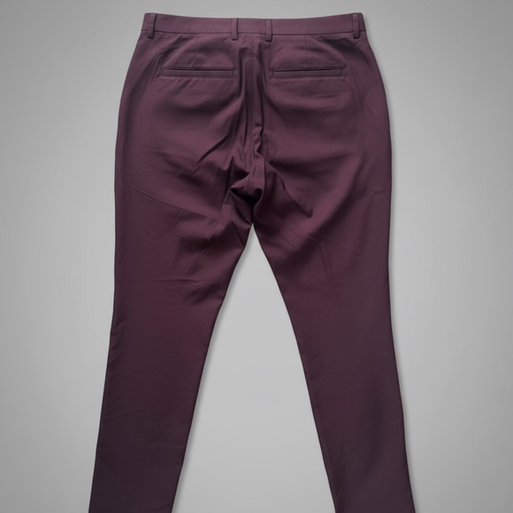 Perry Ellis Portfolio Very Slim Burgundy 36x32 - Picture 2 of 12